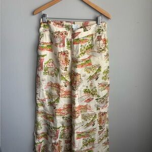 Cynthia Rowley Multicolor Cropped Pants and Top Set